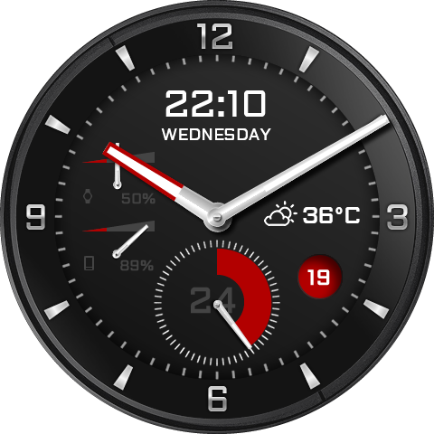 Platinum Watch face