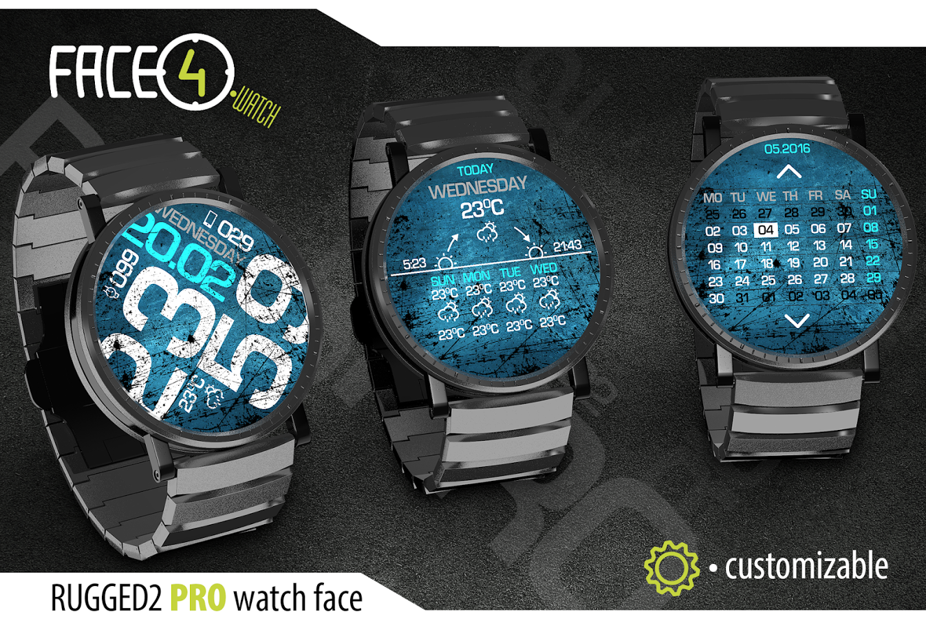 RUGGED2 PRO Watch Face