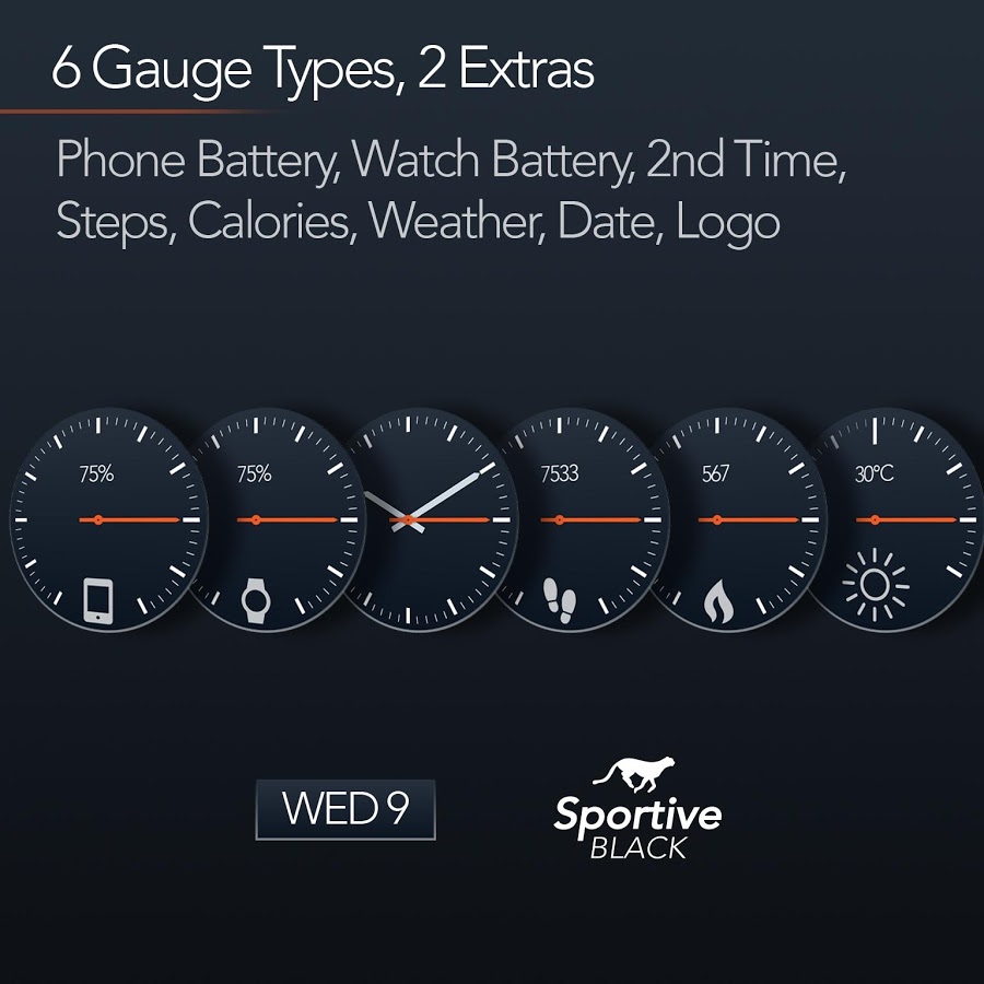 Sportive Watch Face