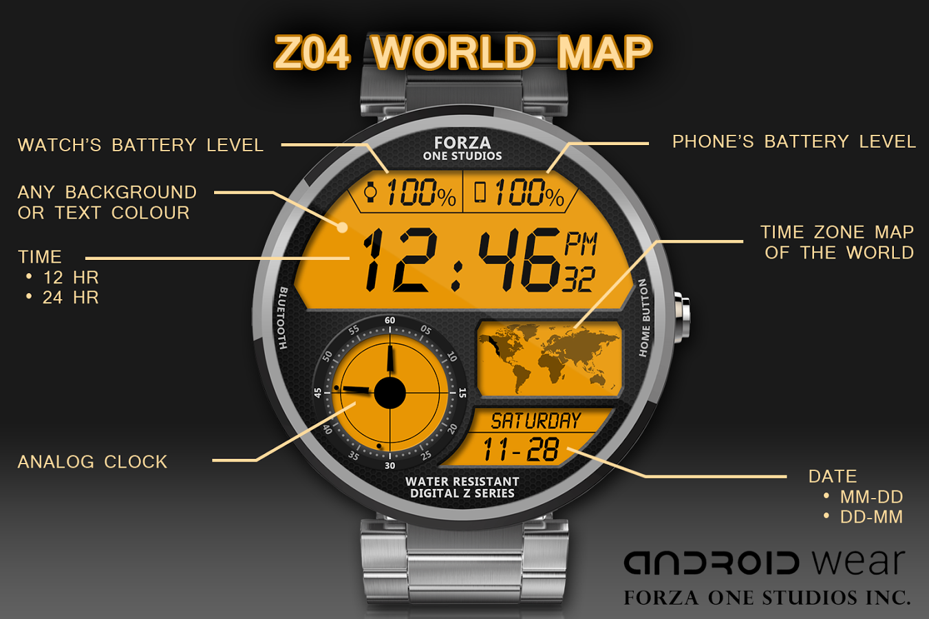 Watch Face Z04 Android Wear