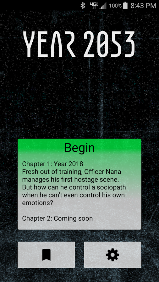 Year 2053 (Text Adventure w/Audio)