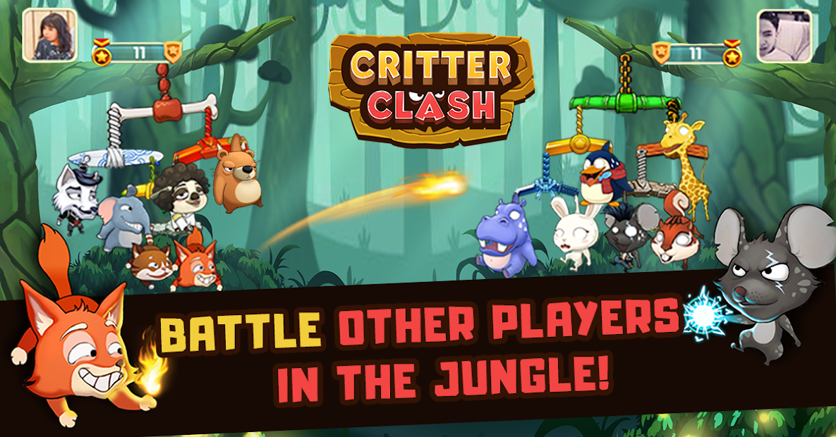 Critter Clash: Slingshot Battle