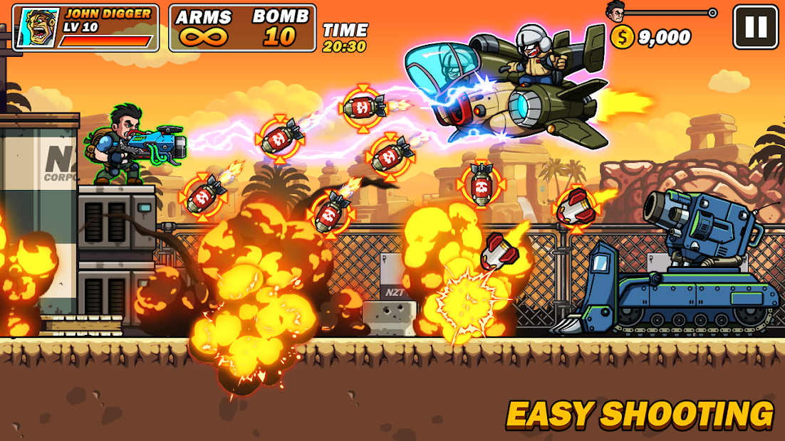 Metal Mercenary - 2D Platform Action Shooter