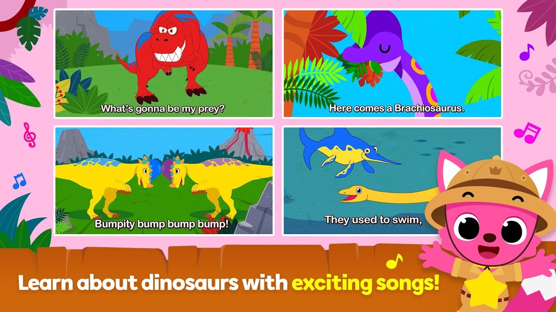 🔥 Download Pinkfong Dino World 33.2 [unlocked] APK MOD. Interactive  mini-games for kids 