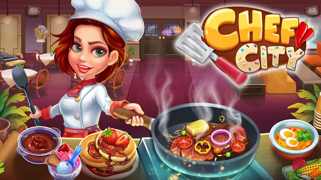 Chef City : Kitchen Restaurant Cooking Game (free shopping)