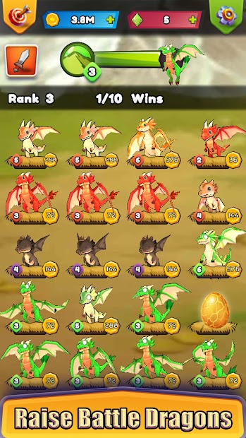 Dragon Merge Master Idle (Mod Money)