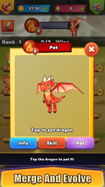 Dragon Merge Master Idle (Mod Money)