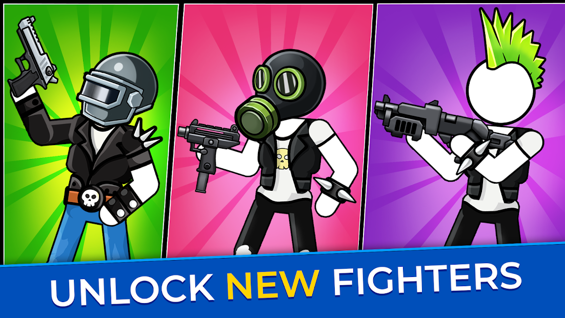 The Gunner: Stickman Gun Hero (free shopping)