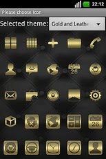 Gold and Leather GO EX Theme