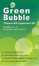 Bubble Theme GO Launcher EX
