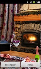 Romantic Fireplace LWP