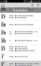 Agenda Calendar