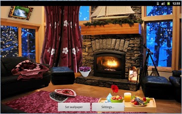 Romantic Fireplace LWP