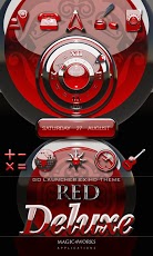 3D RED DELUXE GO theme
