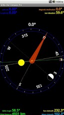 Qibla Sun & Moon Dial Compass