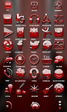 3D RED DELUXE GO theme