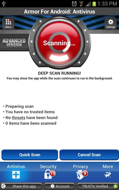 Armor for Android™ Antivirus