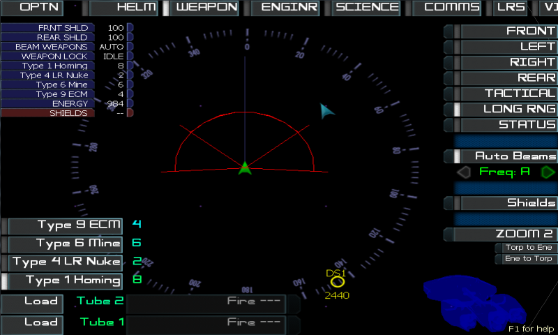 Artemis Spaceship Bridge Sim