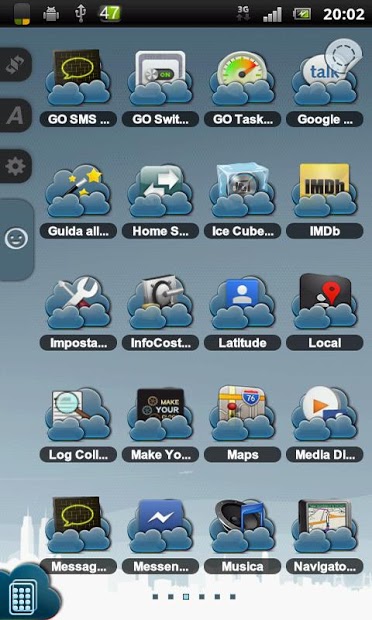 Clouds Theme TSF Shell