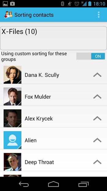 Contacts Widget (Android 3x)