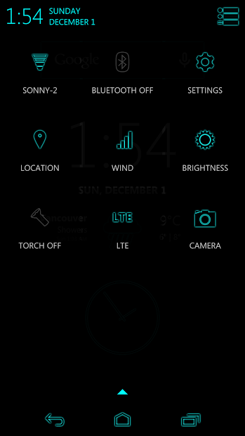 Cyan Glow CM11 AOKP Theme