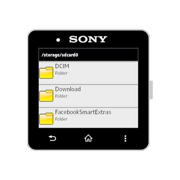 File Explorer for SmartWatch 2