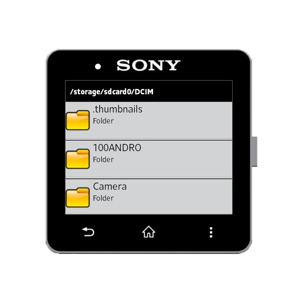 File Explorer for SmartWatch 2