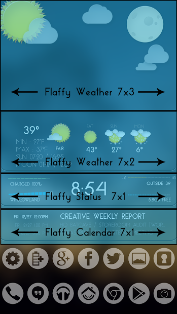 Flaffy Zooper Pro Widget