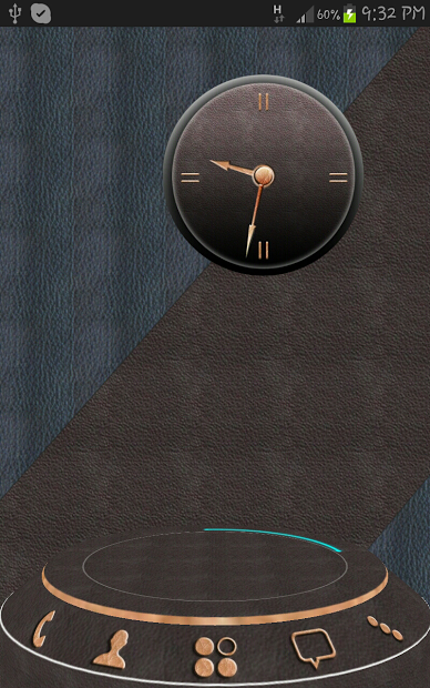 Next Launcher Leather 3D Theme