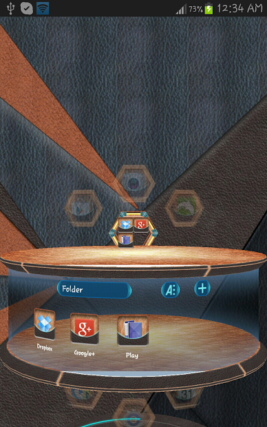 Next Launcher Leather 3D Theme