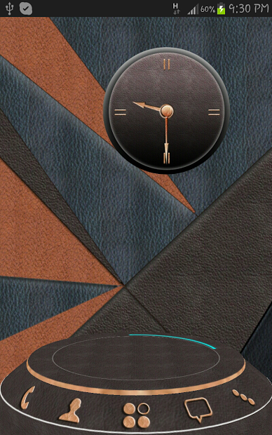 Next Launcher Leather 3D Theme