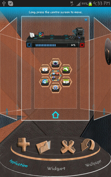 Next Launcher Leather 3D Theme