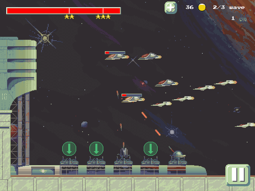 Retro Space TD Tower Defense