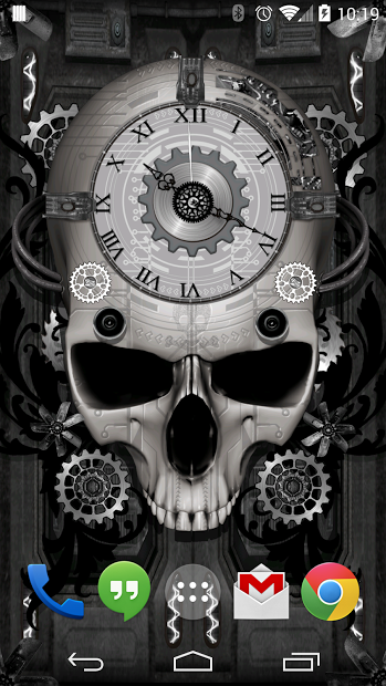 Steampunk Clock Live Wallpaper