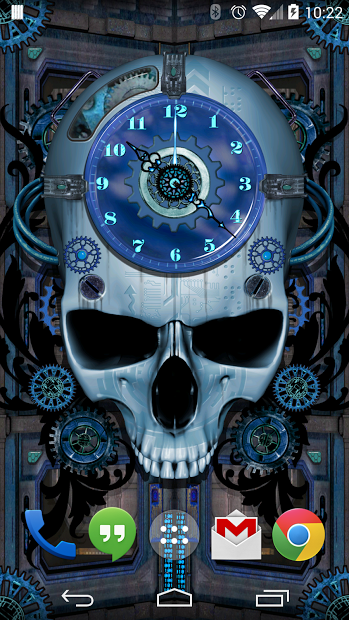 Steampunk Clock Live Wallpaper