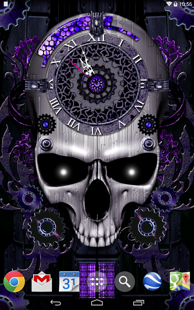 Steampunk Clock Live Wallpaper