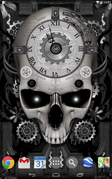 Steampunk Clock Live Wallpaper