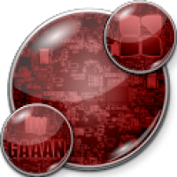 Next launcher theme Tech-red 1.0