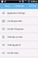 GO SMS Pro Vietnamese language