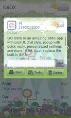 GO SMS Pro Forest Zoo theme