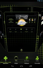 Next Launcher 3D Black Lime HD