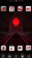 Red Nexus 7 GO Launcher