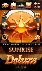 3D sun deluxe GO theme