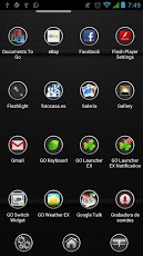 Next Launcher Theme Carbon HD