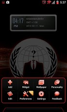 Anonymous Next Launcher Theme