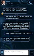 GO SMS Pro Future Theme
