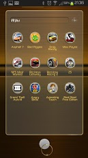 Next Launcher Theme Gold HD