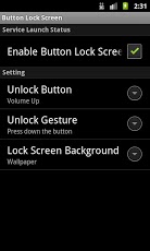 Button Lock Screen