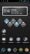 Next Launcher Theme Carbon HD