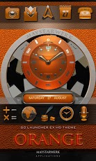 orange GO Launcher EX